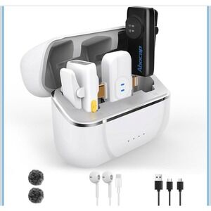 Abocap A5 Wireless Lavalier Microphone System with Charging Case